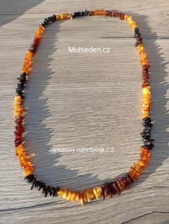 Jantarový náhrdelník mix č:2.