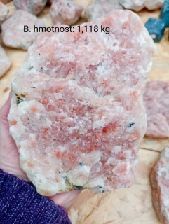 Sluneční kámen - surovina 1,116kg. Č:3
